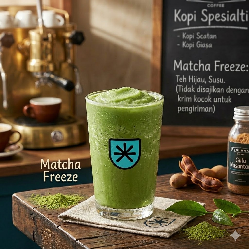Matcha Freeze Djournal Coffee